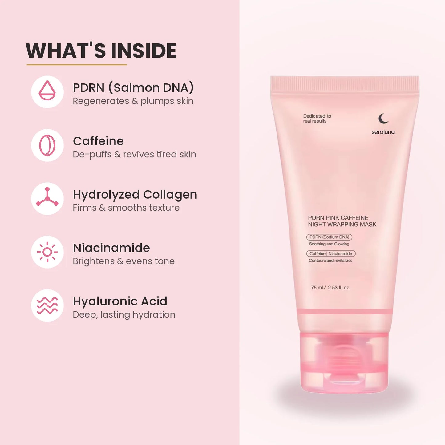 Salmon DNA (PDRN) Overnight Collagen Mask — Caffeine + Glass Skin