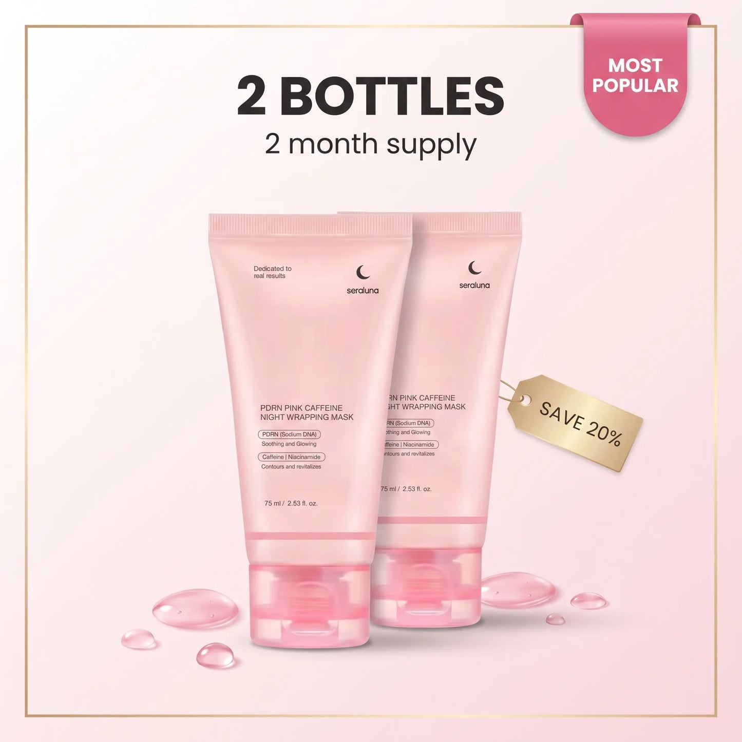 Salmon DNA (PDRN) Overnight Collagen Mask — Caffeine + Glass Skin
