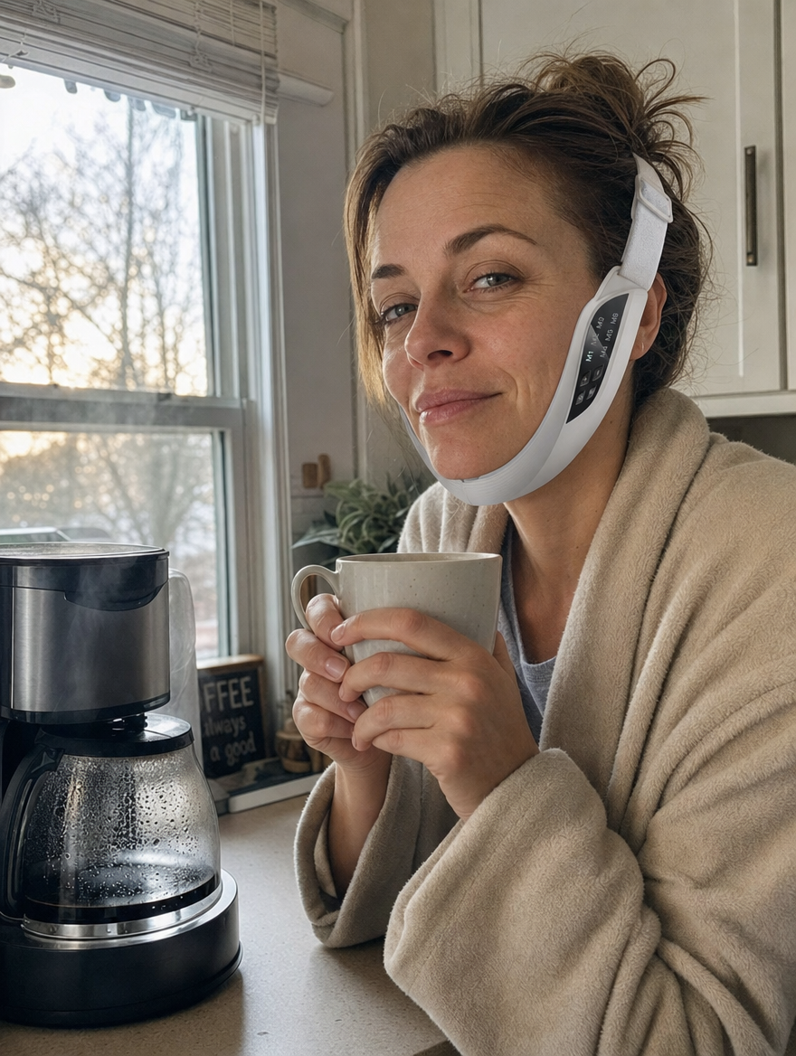 Melissa — morning coffee ritual with Seraluna Sculpt